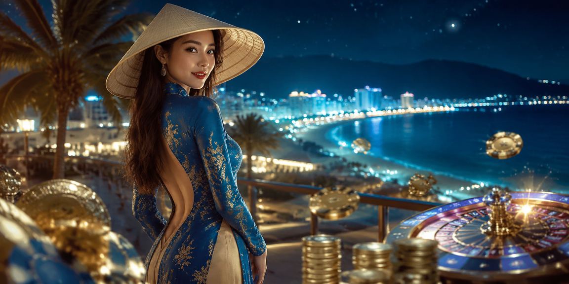 Giao diện cá cược thể thao trên thiết bị di động tại Đà Nẵng với trang phục áo dài truyền thống